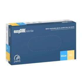 easyCARE rękawice nitrylowe bezpudrowe niebieskie (100 szt.)