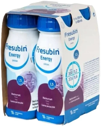 Fresubin Energy Drink Czarna Porzeczka 200 ml. (4 szt.)
