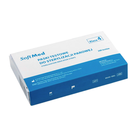 Test chemiczny do kontroli sterylizacji parą (200 szt.) Klasa IV - SoftMed