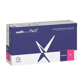 easyCARE FLEX rękawice nitrylowe bezpudrowe kobaltowe (100 szt.)