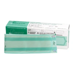 Torebki do sterylizacji z zakładką do zgrzania 200 x 55 x 500 mm (500 szt.)  - Sogeva