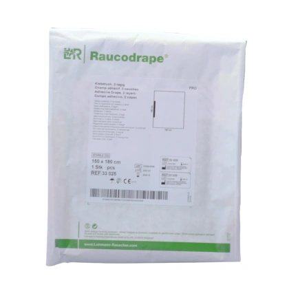 Raucodrape - Serweta samoprzylepna 150 x 180 cm. z przylepcem, STERYLNA
