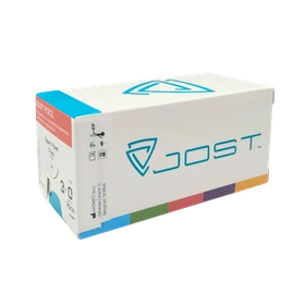 Nici JOST Polyamide 2, ig. 40 mm, 1/2 koła, okrągła / 75 cm, niewchłanialna, monofilament (12 szt.)