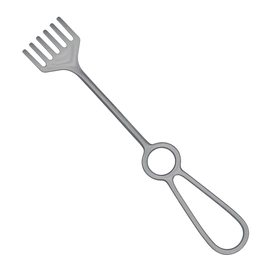 Hak chirurgiczny KOCHER 6-zębny - tępy