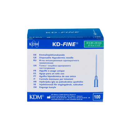 Igła 0,8 x 40 mm 21 G (100 szt.) - KD