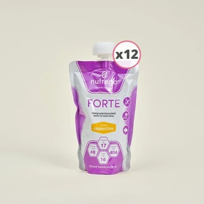 Nutrego FORTE 12 x 200 ml o smaku cappucino