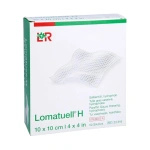 Lomatuell H 10 x 10 cm. opatrunek gazowy z parafiną (10 szt.)