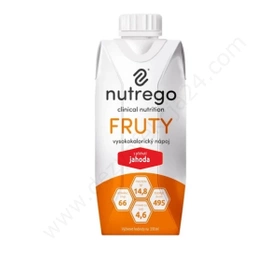 Nutrego FRUTY truskawka 330 ml (12 szt.)