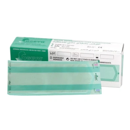 Torebki do sterylizacji z zakładką do zgrzania 500 x 110 x 600 mm (500 szt.)  - Sogeva