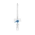 Kaniula dożylna 22G 0,9 x 25 mm niebieska, z portem bocznym i liniami RTG - KD-FIX