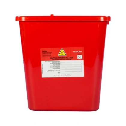 Pojemnik na odpady medyczne 5,0 L (40 szt.) - Neuplast