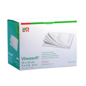 VLIWASOFT Sterile 10 x 10 cm. Kompresy włókninowe 4. warst. (75 x 2 szt.) sterylne