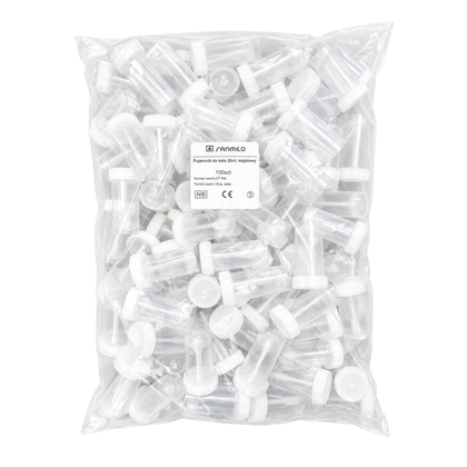 Pojemnik do kału 20ml niejałowy (100 szt.) - SANMED