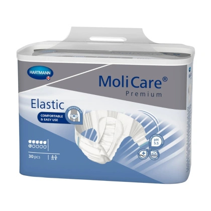 Pieluchomajtki MoliCare Premium Elastic 6K, rozm. XL (14 szt.) - Hartmann