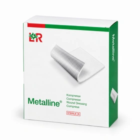 Opatrunek chłonny - Metalline 10 x 12 cm (10 szt.)