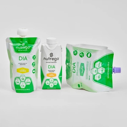 Nutrego DIA 12 x 330 ml o smaku waniliowym - płynna dieta dla diabetyków