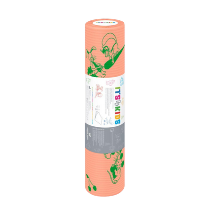 Podkład podfoliowany w rolce 50 cm x 40 m, perforacja co 50 cm - dziecięcy, morela