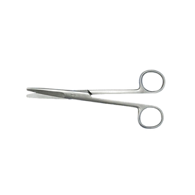 Nożyczki BABY-METZENBAUM 11,5 cm tępo-tępe zagięte 