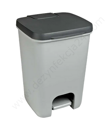 Kosz z pedałem i wkładką plastikowy 20 L