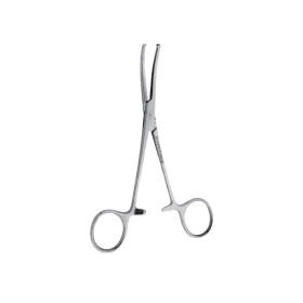 Kleszczyki Kocher 18 cm, zakrzywione, sterylne
