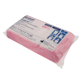 Śliniak stomatologiczny z kieszenią (50 szt.) - różowy