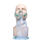 Maska do tlenu dla dorosłych z rurką i workiem rozm. L