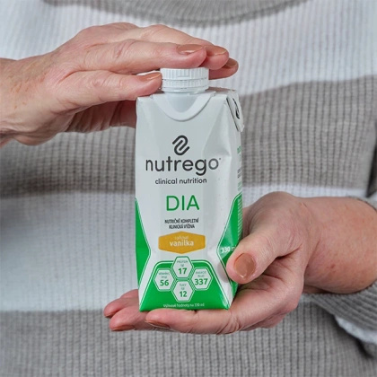 Nutrego DIA 12 x 330 ml o smaku waniliowym - płynna dieta dla diabetyków
