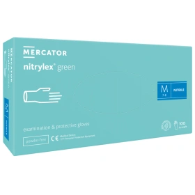 NITRYLEX GREEN - Rękawice nitrylowe bezpudrowe (100 szt.)
