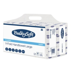 Ręcznik V-Fold, biały 24 x 21 cm <br>(3000 szt.) Classic - BulkySoft