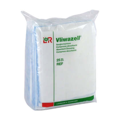 Vliwazell 15 x 25 cm. Opatrunek wysoce chłonny, niesterylny (25 szt.)