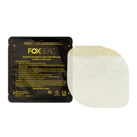 Opatrunek okluzyjny do klatki piersiowej Foxseal (2 szt.)
