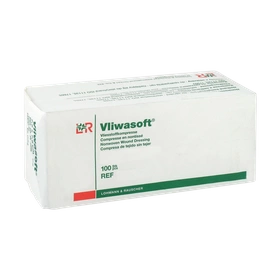 VLIWASOFT 10 x 20 cm. Kompresy włókninowe 4. warst. (100 szt.)
