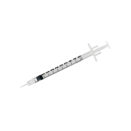 Strzykawka trzyczęściowa do insuliny 0,5 ml. U-100 z igłą 0,3 x 8 mm (100 szt.) - BD