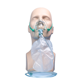 Maska do tlenu dla dorosłych z rurką i workiem rozm. XL