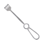 Hak chirurgiczny KOCHER 5-zębny - ostry