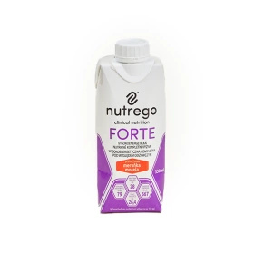 Nutrego FORTE 12 x 330 ml o smaku poziomki
