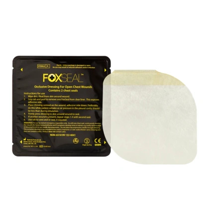 Opatrunek okluzyjny do klatki piersiowej Foxseal (2 szt.)