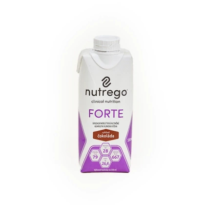 Nutrego FORTE 330 ml czekolada (6 szt.) KRÓTKA DATA