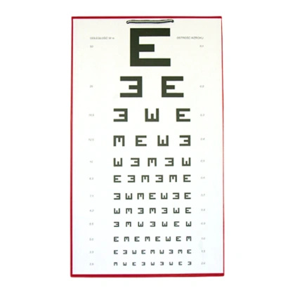 Tablica okulistyczna WIDEŁKI