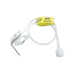 Igła do portu Surecan 20G/25 mm ze skrzydełkami, z drenem 20 cm (1 szt.) - Braun