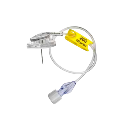 Igła do portu Surecan SAFETY II 20G/25 mm ze skrzydełkami, z drenem 19 cm (1 szt.) - Braun