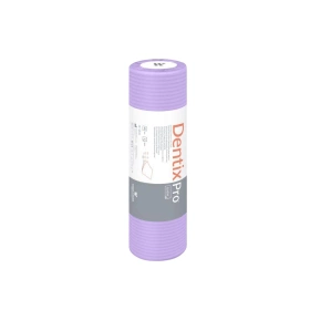 Serwety podfoliowane w rolce 33 cm x 19,2 m, perforacja co 48 cm - DentixPro, wrzosowe