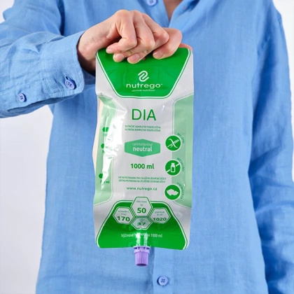 Nutrego DIA 6 x 1000 ml o smaku neutralnym do zgłębnika / PEG