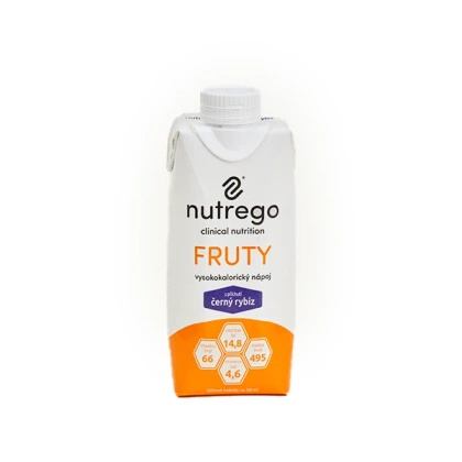 Nutrego FRUTY czarna porzeczka 330 ml (12 szt.)
