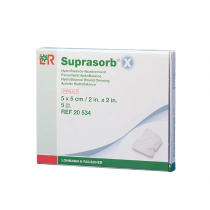 SUPRASORB X HydroBalance 5 x 5 cm. (5 szt.)