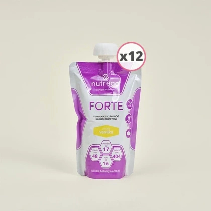 Nutrego FORTE 12 x 200 ml o smaku wanili 