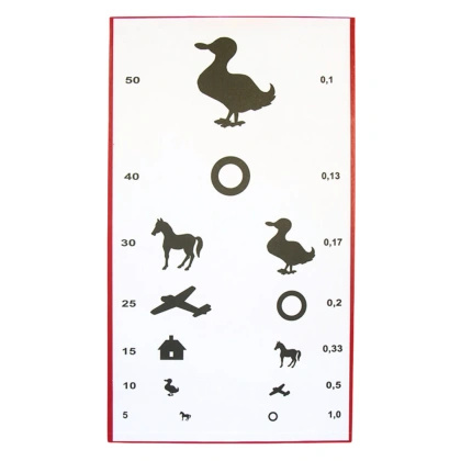 Tablica okulistyczna KACZKA