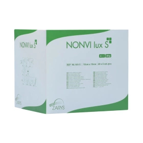 Kompresy włókninowe NONVI lux S, jałowe 10 x 10 cm (20 x 5 szt.)