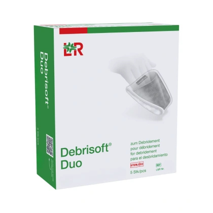 Debrisoft Duo 13 x 20 cm opatrunek do opracowania ran ( 1 szt.) - L&R