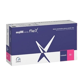 easyCARE FLEX rękawice nitrylowe bezpudrowe kobaltowe (100 szt.)